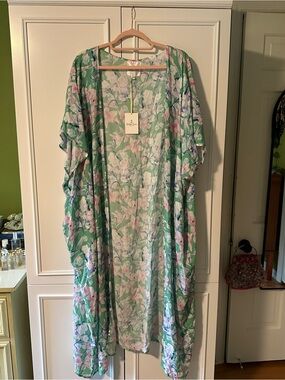 NWT Golden Siren Resortwear Kimono Size L from Hawaii